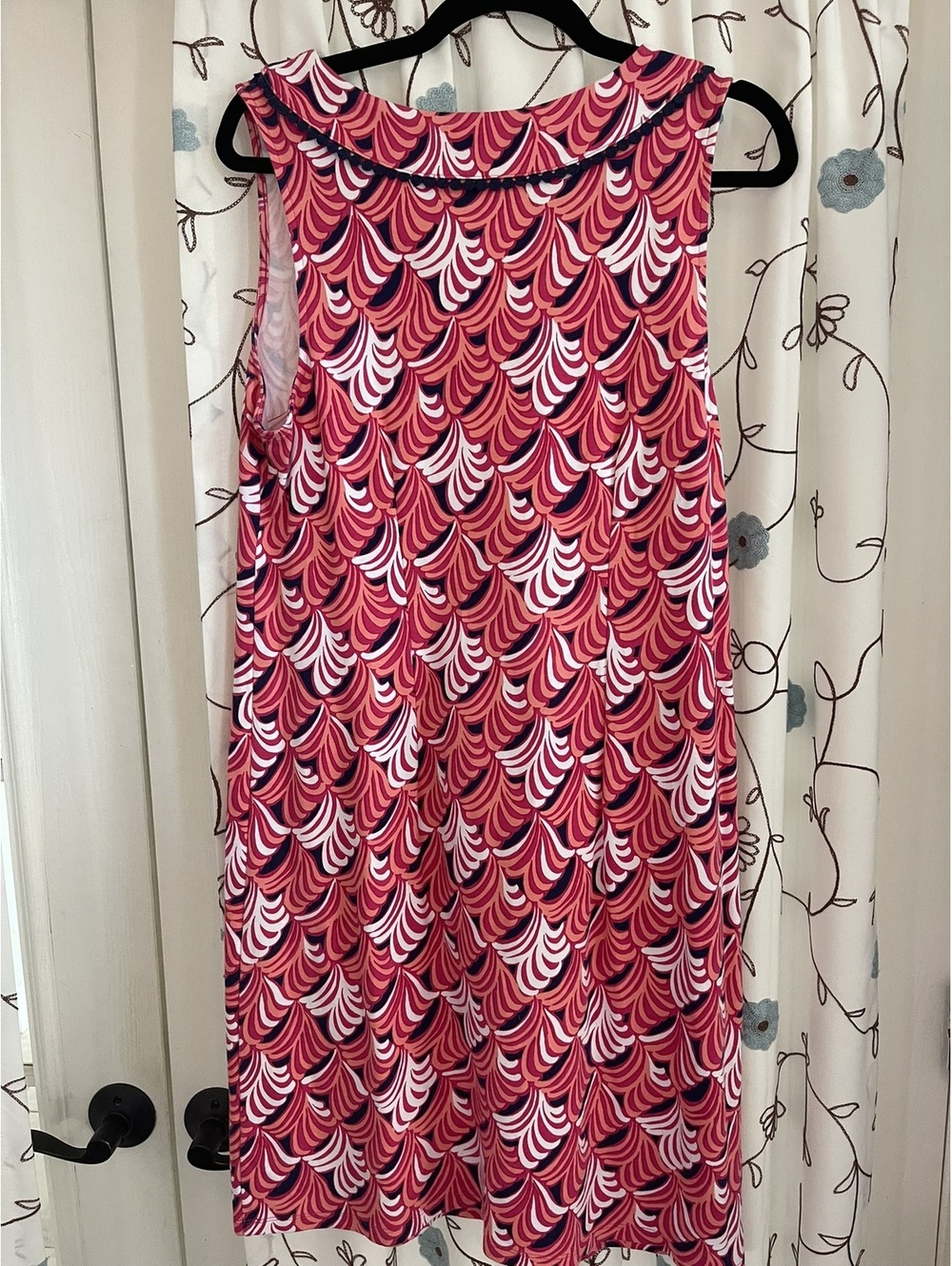LIKE NEW | Talbots | M | Scallop print shift dress